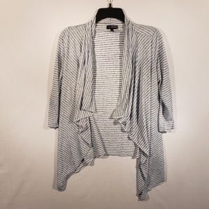 🌹The Limited striped 3/4 length cardigan open